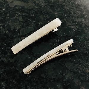 RESTOCK! Iridescent Resin Hair Clips 2” (Set of 2)